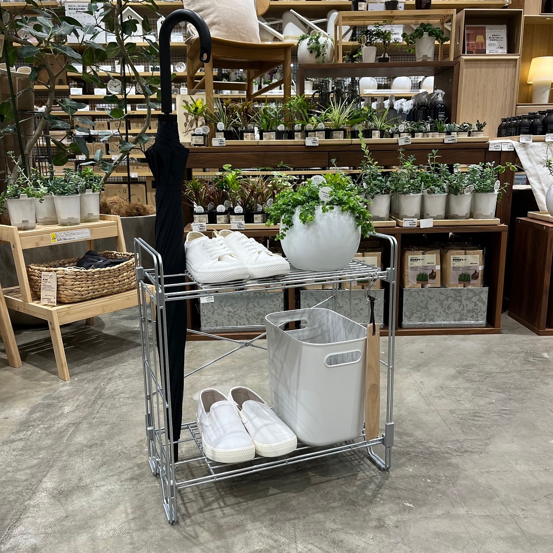 イオンモール広島府中】『中でも外でも使えるワイヤーラック ミニ』の